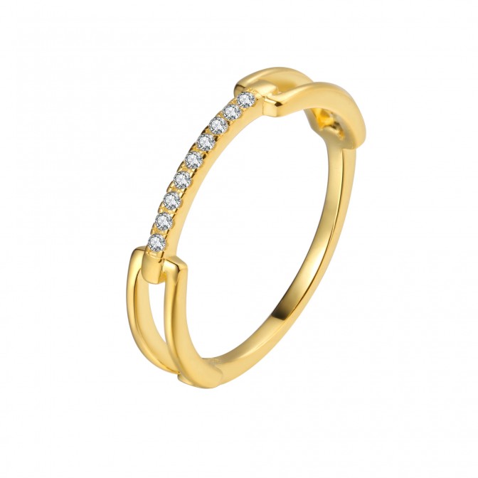 Anillo Plata - Circonita Blanca