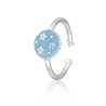 SORTIJA ESMALTE ESTRELLAS CIRCONITAS