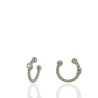 PENDIENTES EAR CUFF BOLITAS+CIRCONITA 6MM