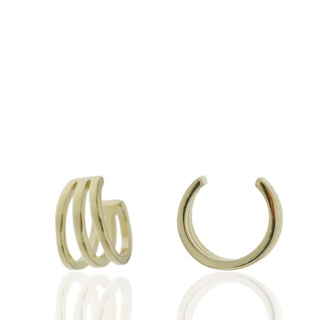 PENDIENTES EAR CUFF TRIPLE LISO