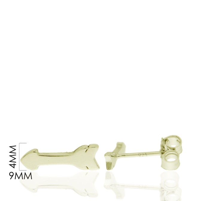 PENDIENTES FLECHA LISA