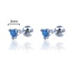 PIERCING PIEDRA AZUL 3 GARRAS 3mm