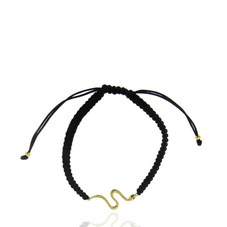 PULSERA MACRAMÉ SERPIENTE LISA