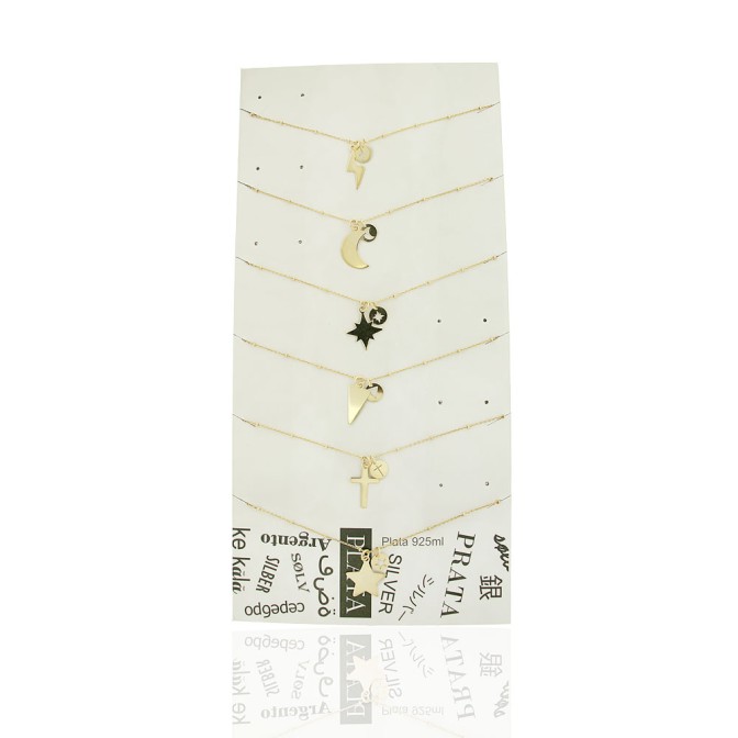 EXPOSITOR COLGANTE LISO + CHAPA CALADA