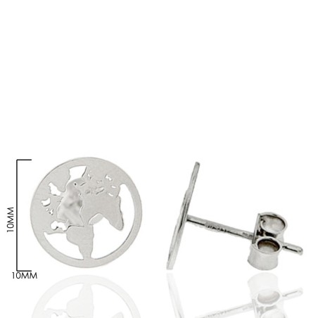 PENDIENTES MUNDO CALADO 10MM RD