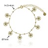 PULSERA FETICHE ESTRELLAS 7mm 14'5cm+4cm