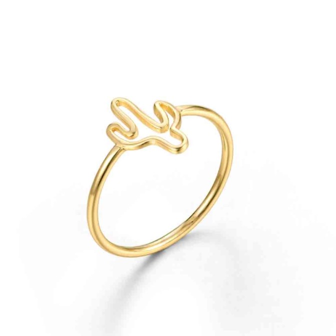 Anillo Plata - Cactus