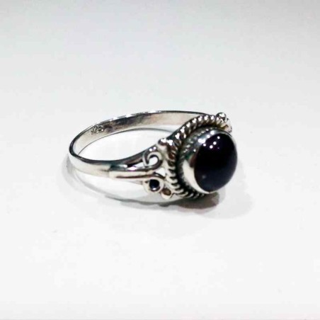 Anillo Mineral - Redondo Cabujón 6mm - 9mm - Plata