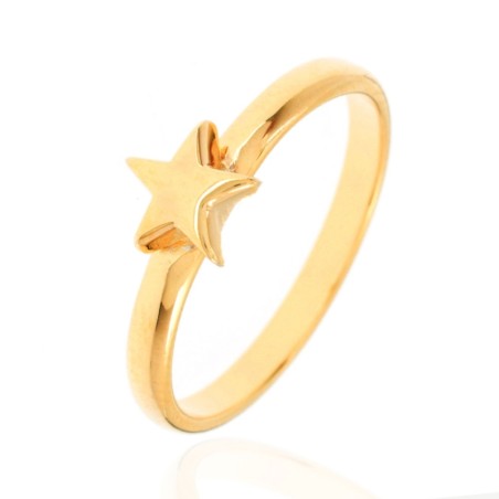 Anillo Plata - Estrella 6mm