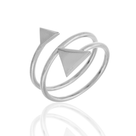 Anillo Plata - Triangulo