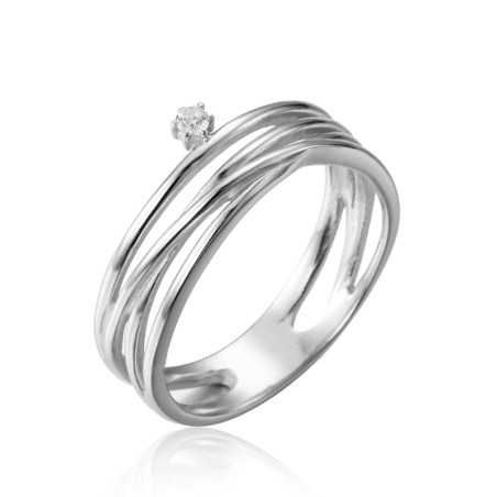 Anillo Circonita - CZ 2mm