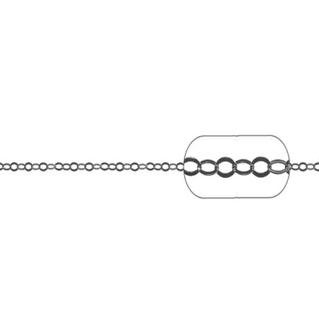 Cadena Rolo - 3,5mm - 1mt