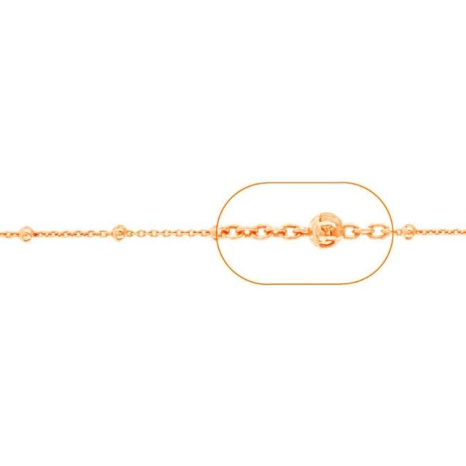 Cadena Bola - 2.5mm - 1mt