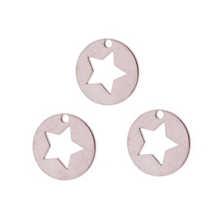 Charm - Placa Estrella 12mm