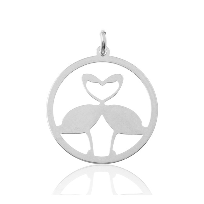 Charm - Pajaro-Corazon - 15mm