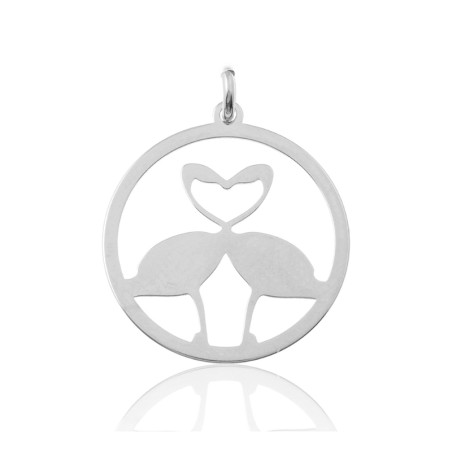 Charm - Pajaro-Corazon - 15mm