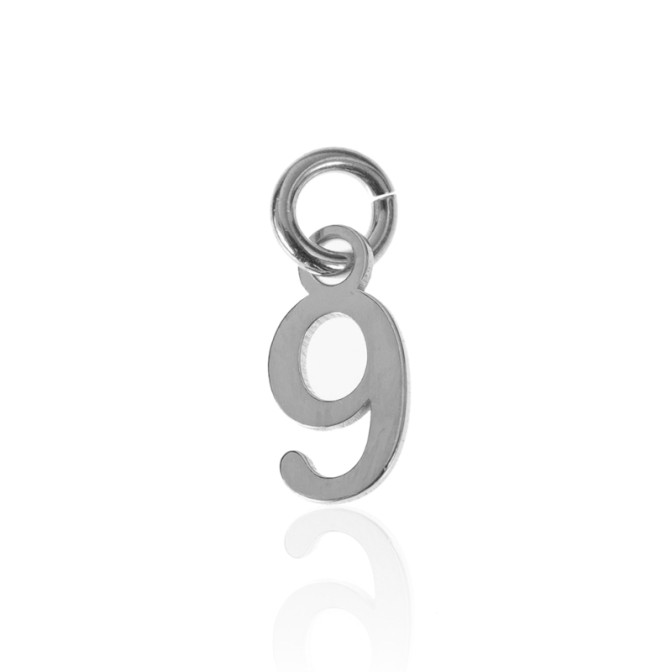 Charm - Numero 9 - 9.5*5.5mm