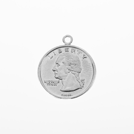 Charm - Quarter Dollar - 16mm