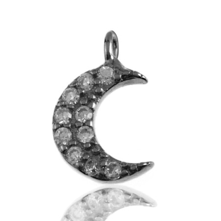 Charm Circonita - Luna 7*5mm