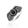 Anillo Mineral  - Oval 6*3,5mm - Plata