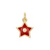 Charm Circonita Estrella - Enamel - 7 mm -  Bañada Oro