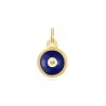 Charm Circonita Circulo - Enamel - 6 mm -  Bañada Oro