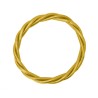 Pulsera Pan de Oro Trenzado - 68mm 72mm y 78mm - Dorado