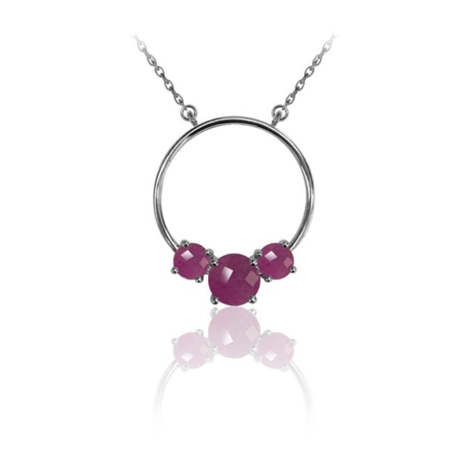 Collar 3 Mineral - Circulo 22mm - 38+2+2cm