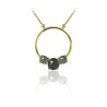 Collar 3 Mineral - Circulo 22mm - 38+2+2cm