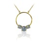 Collar 3 Mineral - Circulo 22mm - 38+2+2cm