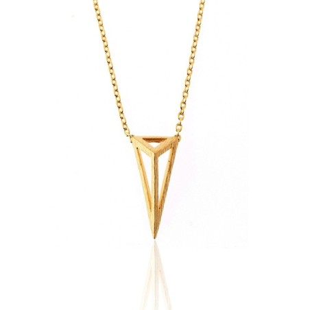 Collar Bronce - Triangulo 8*14mm