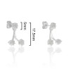 CPE1606 - PENDIENTES TRIPLE CIRCONITAS