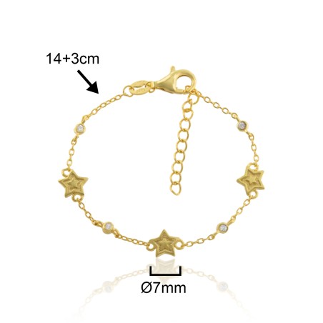 CPU0428 - PULSERA CON ES ESTRELLAS