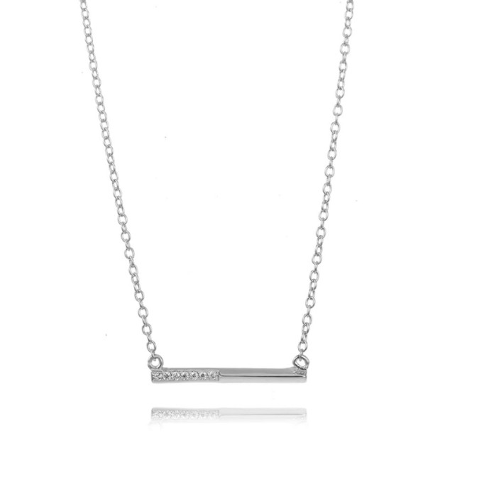 Collar Circonita - Barra - 38+5cm