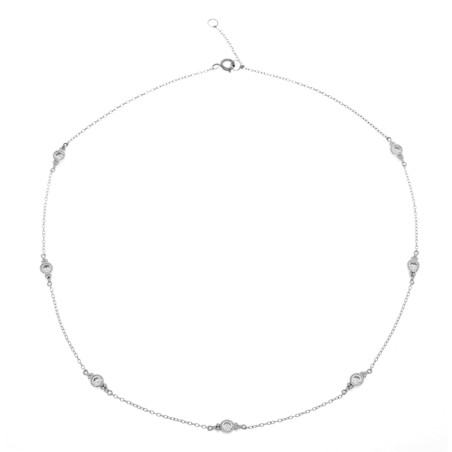 Collar Circonita - CZ 4mm