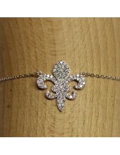 Collar Circonita - Flor - 38+3cm