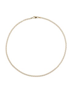 Cadena Rolo - 3,5mm - 45 cm - Bañado Oro y Plata