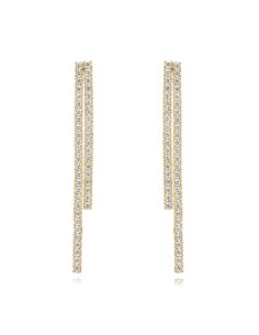 Pendientes Circonita - Tennis 50 mm