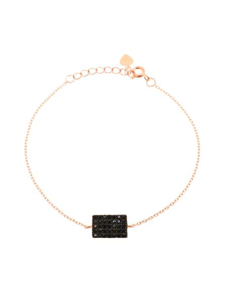 Pulsera Circonita - Placa