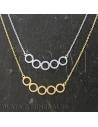 Collar Bronce - Circulos