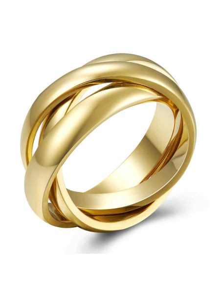 Anillo Acero Triple