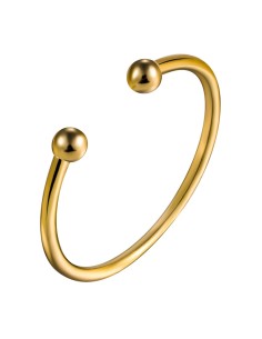 Anillo Plata - Bolitas - Plata Chapado Oro y Plata Rodiada 2