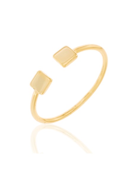 Anillo Plata - Cuadrado