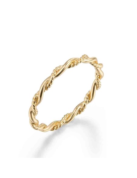 Anillo Plata - Trenzo