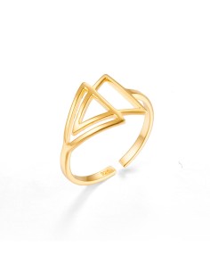 Anillo Plata - Triangulo 2