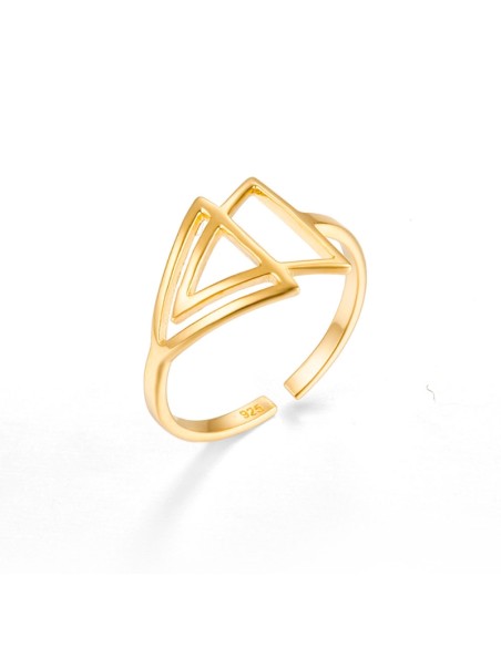 Anillo Plata - Triangulo