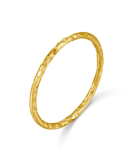 Anillo Plata - Martillado 1mm