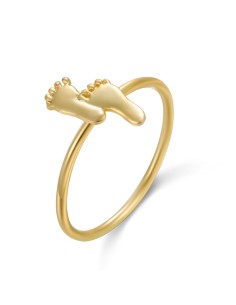 Anillo Plata - Pie 6*11mm 2