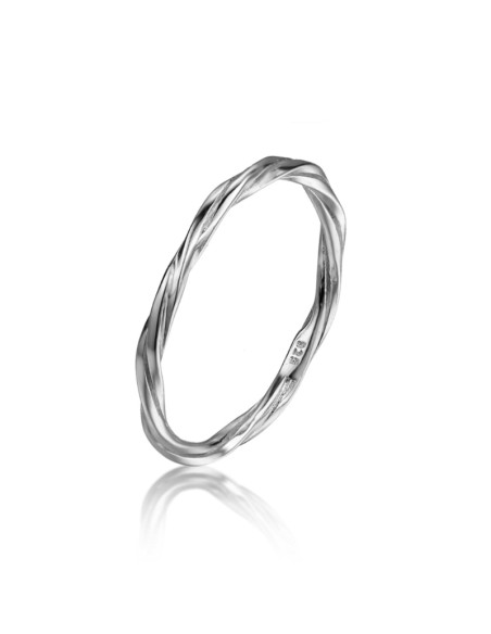 Anillo Plata - Trenzado