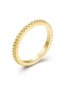 Anillo Acero Puntos 2